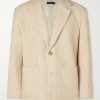 Oversized Herringbone Twill Blazer Oversized Herringbone Twill Blazer