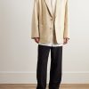 Oversized Herringbone Twill Blazer - OU Oversized Herringbone Twill Blazer - OU