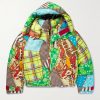 Printed Cotton and TENCEL™ Lyocell-Blend Hooded Down Jacket