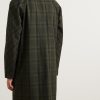 Checked Cotton-Twill Coat - BK Checked Cotton-Twill Coat - BK