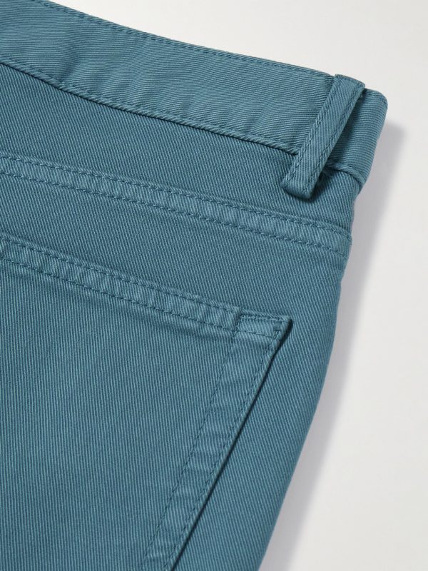 Straight-Leg Stretch-Cotton Twill Chinos - CU Straight-Leg Stretch-Cotton Twill Chinos - CU