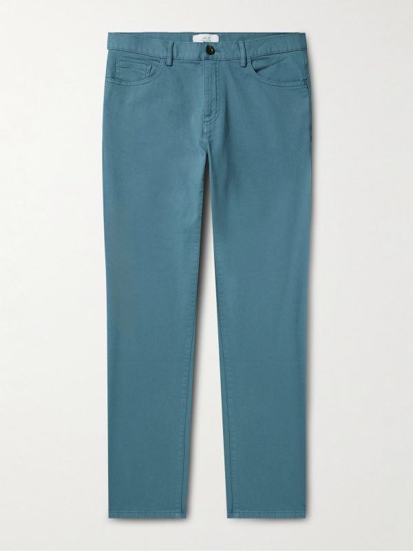 Straight-Leg Stretch-Cotton Twill Chinos Straight-Leg Stretch-Cotton Twill Chinos