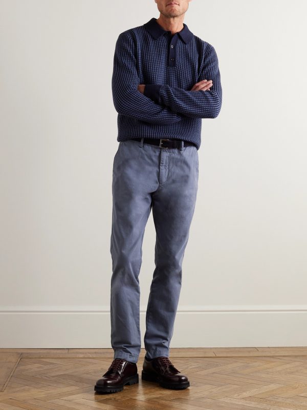 Slim-Fit Cotton Chinos - OU Slim-Fit Cotton Chinos - OU
