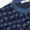 Houndstooth Jacquard-Knit Wool Sweater - CU Houndstooth Jacquard-Knit Wool Sweater - CU