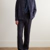 Houndstooth Jacquard-Knit Wool Sweater - OU Houndstooth Jacquard-Knit Wool Sweater - OU