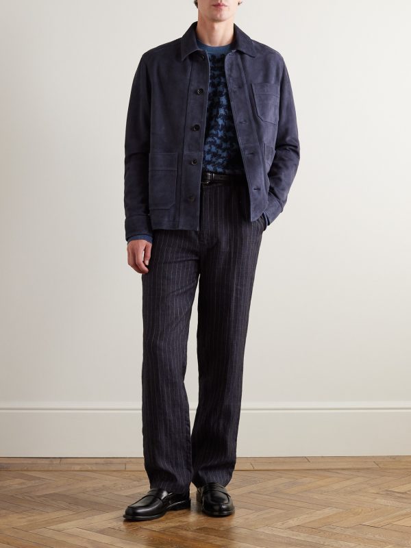 Houndstooth Jacquard-Knit Wool Sweater - OU Houndstooth Jacquard-Knit Wool Sweater - OU