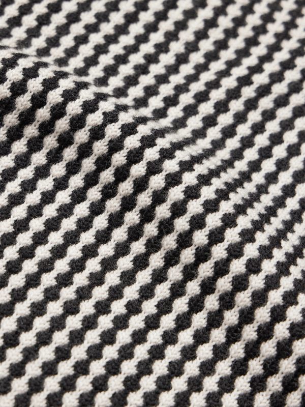 Bridget Striped Merino Wool Polo Shirt - E1 Bridget Striped Merino Wool Polo Shirt - E1