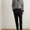 Bridget Striped Merino Wool Polo Shirt - OU Bridget Striped Merino Wool Polo Shirt - OU