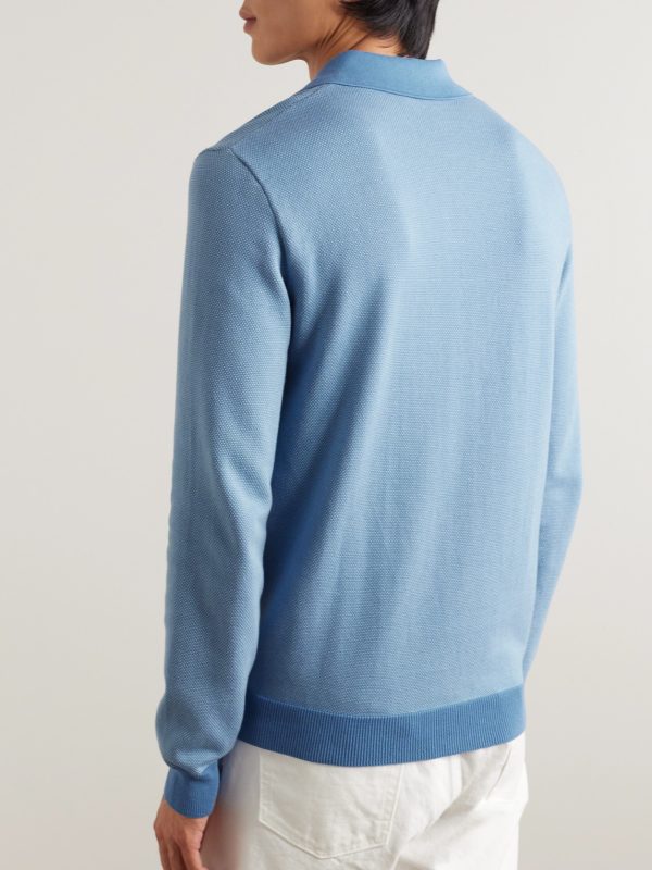Johnny Birdseye Cotton Polo Shirt - BK Johnny Birdseye Cotton Polo Shirt - BK