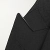 Double Breast Wool Tuxedo Jacket - E1