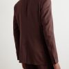 Slim-Fit Wool-Twill Suit Jacket - BK Slim-Fit Wool-Twill Suit Jacket - BK