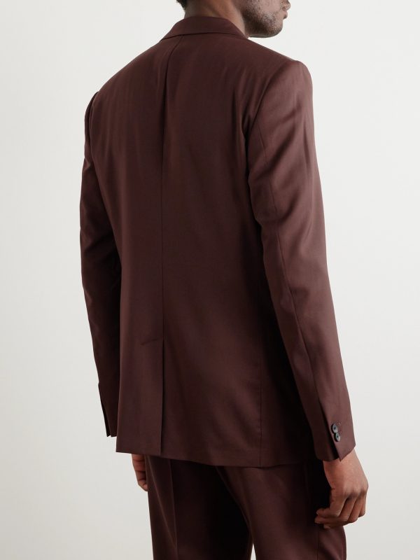 Slim-Fit Wool-Twill Suit Jacket - BK Slim-Fit Wool-Twill Suit Jacket - BK