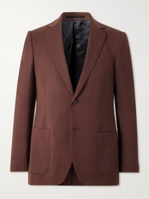 Slim-Fit Wool-Twill Suit Jacket