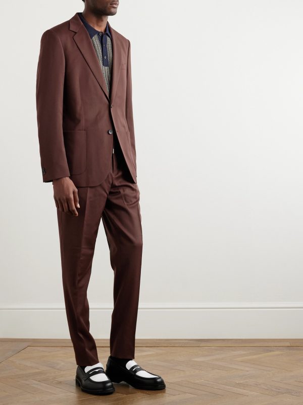 Slim-Fit Wool-Twill Suit Jacket - OU Slim-Fit Wool-Twill Suit Jacket - OU