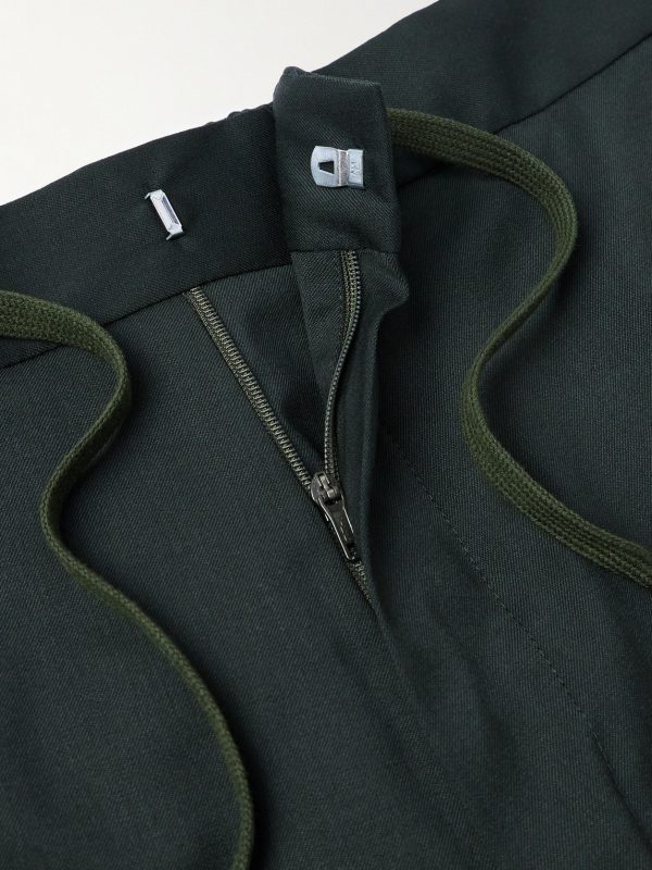 Slim-Fit Wool -Twill Drawstring Suit Trousers - E1 Slim-Fit Wool -Twill Drawstring Suit Trousers - E1