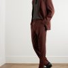 Tapered Wool-Twill Drawstring Trousers - OU Tapered Wool-Twill Drawstring Trousers - OU