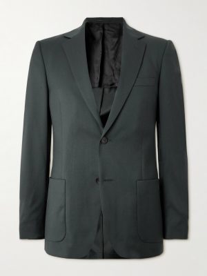 Slim-Fit Wool-Twill Suit Jacket