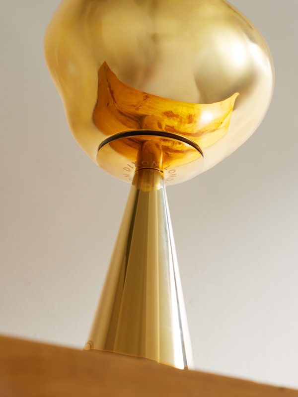 Melt Portable Gold-Tone LED Lamp - CU Melt Portable Gold-Tone LED Lamp - CU