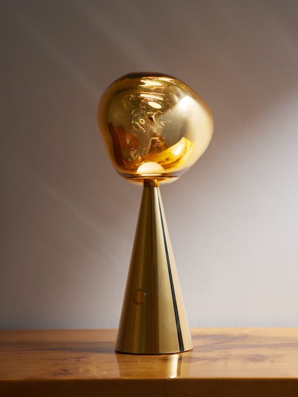 Melt Portable Gold-Tone LED Lamp - E1 Melt Portable Gold-Tone LED Lamp - E1