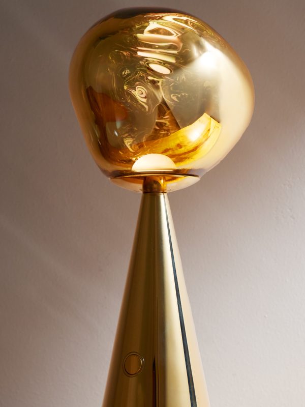 Melt Portable Gold-Tone LED Lamp - E2 Melt Portable Gold-Tone LED Lamp - E2