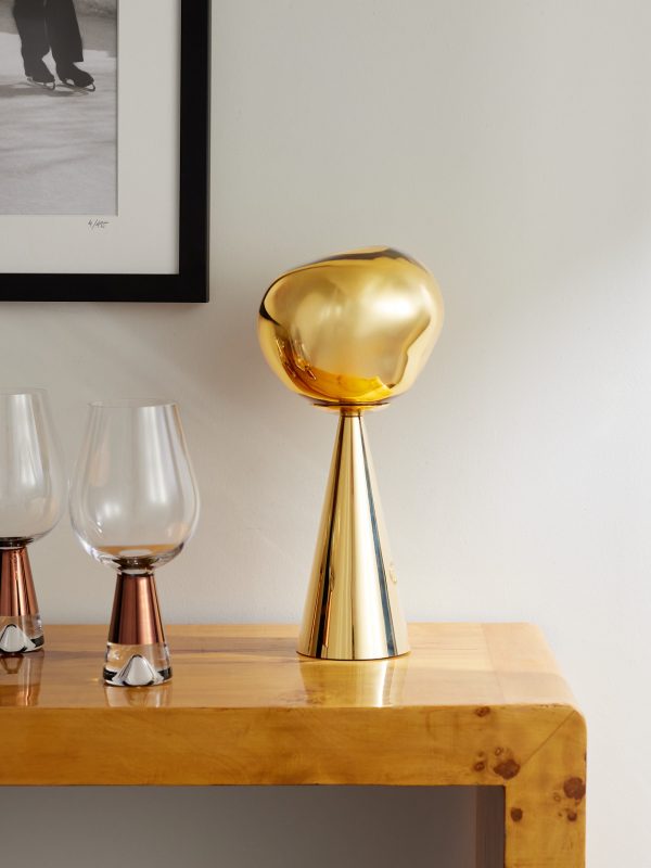 Melt Portable Gold-Tone LED Lamp - OU Melt Portable Gold-Tone LED Lamp - OU