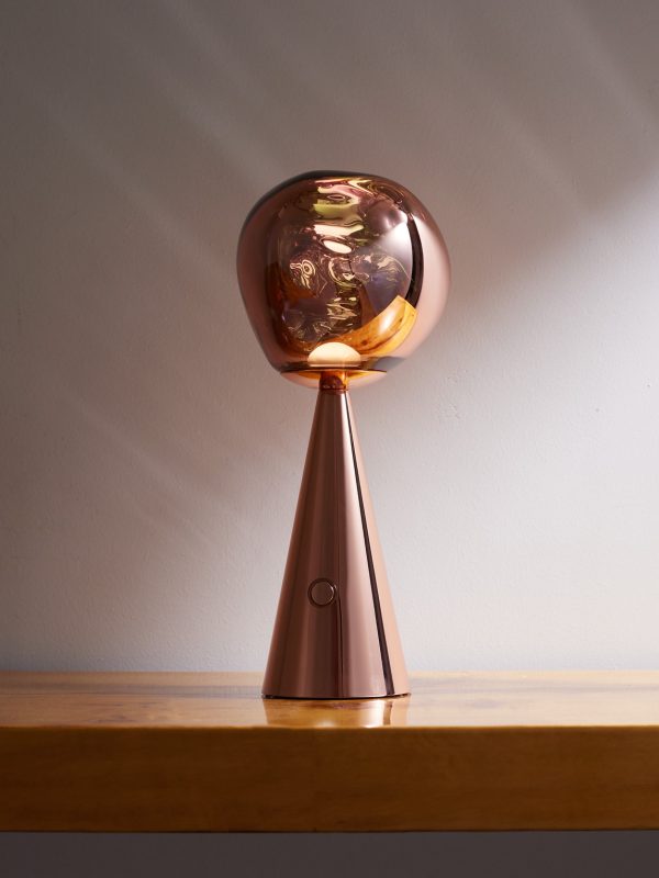 Melt Portable Copper-Tone Steel Lamp - E1 Melt Portable Copper-Tone Steel Lamp - E1