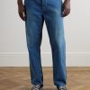 Paint-Splattered Straight-Leg Selvedge Jeans - FR Paint-Splattered Straight-Leg Selvedge Jeans - FR