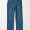 Paint-Splattered Straight-Leg Selvedge Jeans Paint-Splattered Straight-Leg Selvedge Jeans