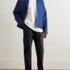 New Yorker Straight-Leg Cotton-Ripstop Drawstring Trousers - OU New Yorker Straight-Leg Cotton-Ripstop Drawstring Trousers - OU
