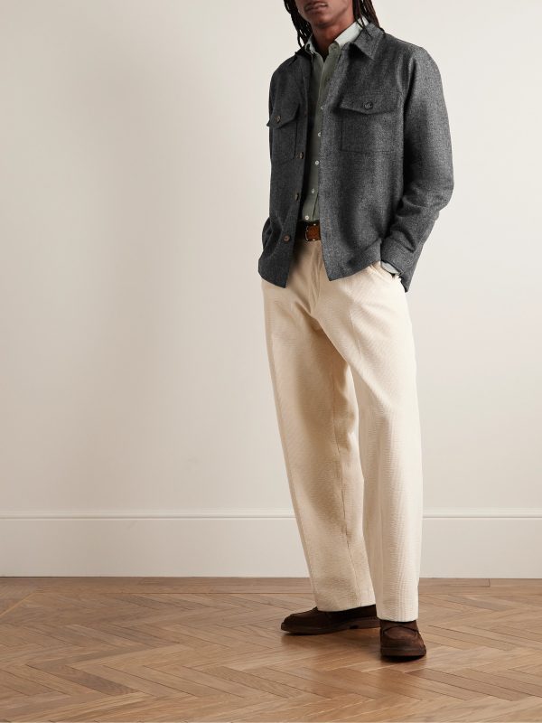 Wool-Tweed Overshirt - OU