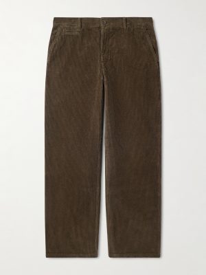Straight-Leg Cotton-Corduroy Trousers Straight-Leg Cotton-Corduroy Trousers
