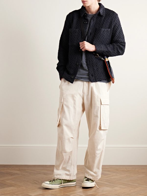 Herringbone Tweed Overshirt - OU