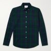 Bonfim Button-Down Collar Checked Cotton-Flannel Shirt Bonfim Button-Down Collar Checked Cotton-Flannel Shirt