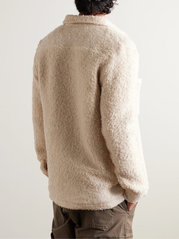 Curly Bouclé Overshirt - BK Curly Bouclé Overshirt - BK