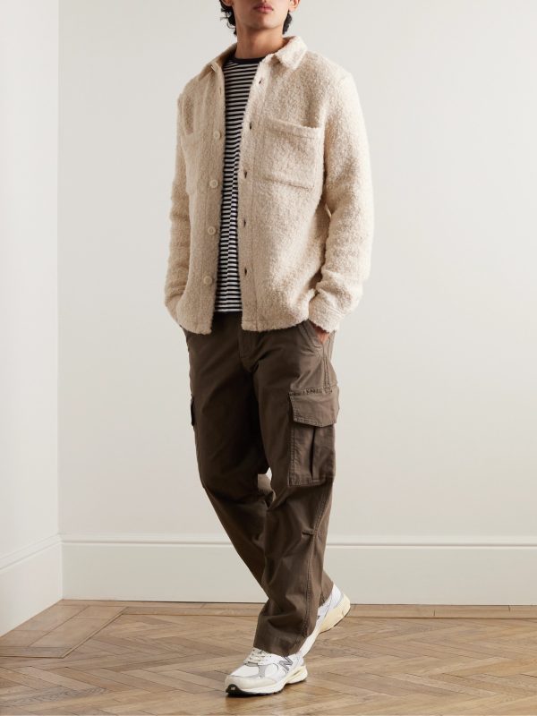 Curly Bouclé Overshirt - OU Curly Bouclé Overshirt - OU