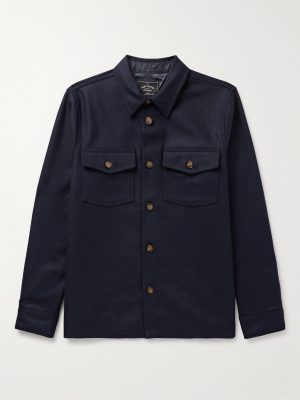 Wool-Tweed Overshirt
