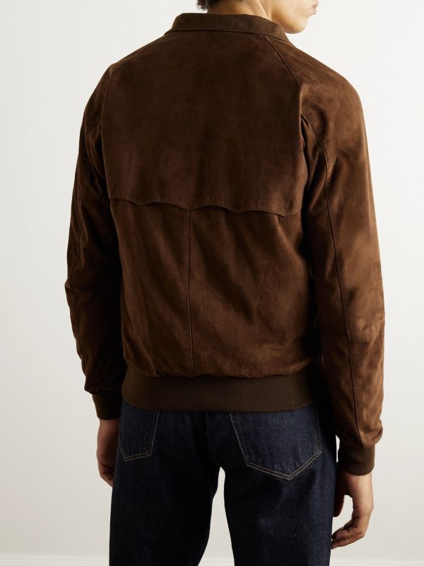 G9 Suede Harrington Jacket - BK G9 Suede Harrington Jacket - BK
