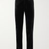 Fishtail Slim-Fit Cotton-Velvet Suit Trousers Fishtail Slim-Fit Cotton-Velvet Suit Trousers
