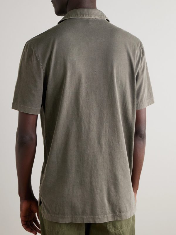 Supima Cotton-Jersey Polo Shirt - BK