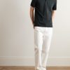 Luxe Lotus Cotton-Jersey Polo Shirt - OU