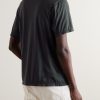 Luxe Lotus Garment-Dyed Cotton-Jersey T-Shirt - BK Luxe Lotus Garment-Dyed Cotton-Jersey T-Shirt - BK
