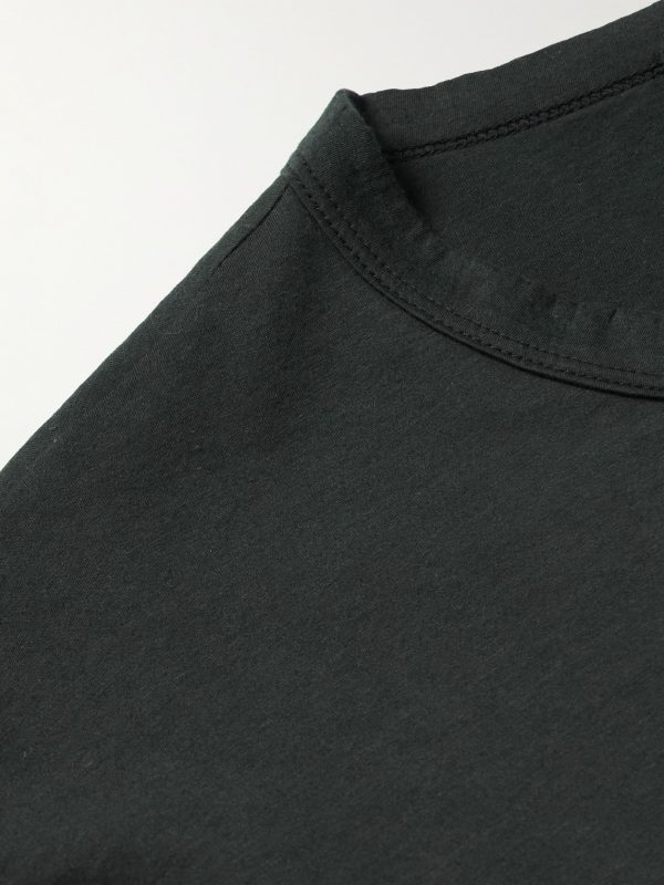 Luxe Lotus Garment-Dyed Cotton-Jersey T-Shirt - CU Luxe Lotus Garment-Dyed Cotton-Jersey T-Shirt - CU