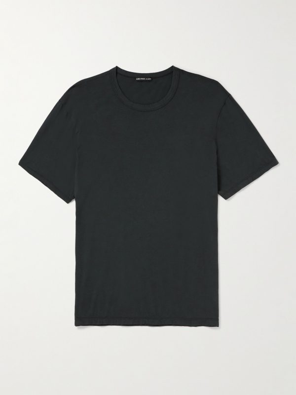 Luxe Lotus Garment-Dyed Cotton-Jersey T-Shirt Luxe Lotus Garment-Dyed Cotton-Jersey T-Shirt