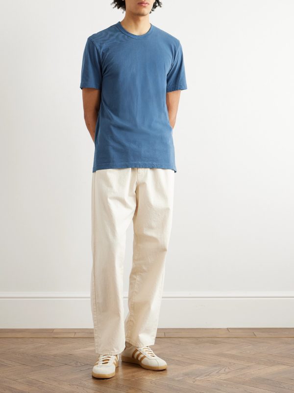 Combed Cotton-Jersey T-Shirt - OU Combed Cotton-Jersey T-Shirt - OU