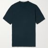 Luxe Lotus Garment-Dyed Cotton-Jersey T-Shirt