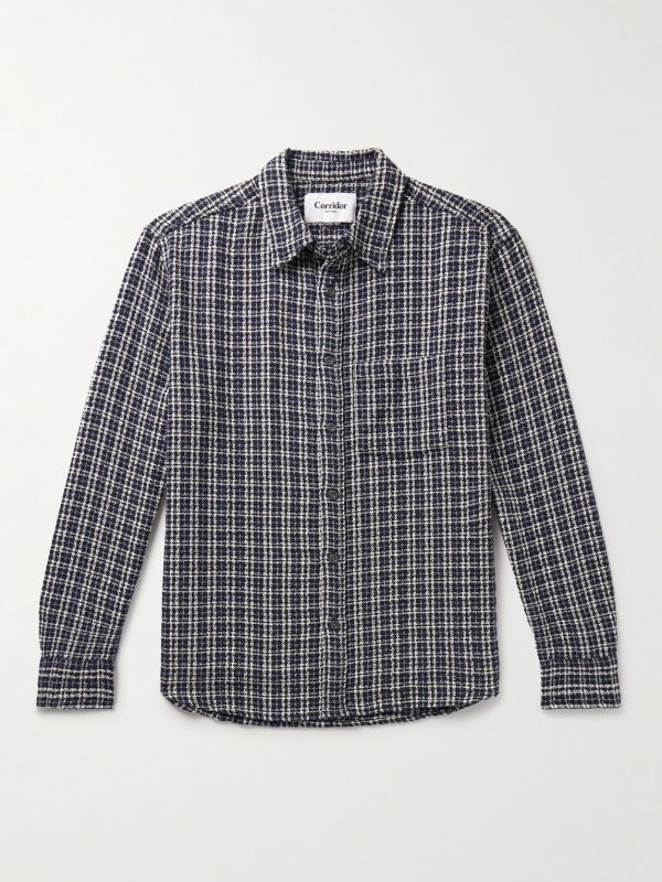 Checked Cotton-Tweed Shirt Checked Cotton-Tweed Shirt