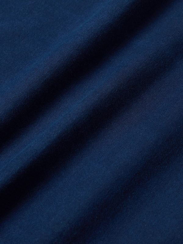Indigo-Dyed Cotton-Jersey T-Shirt - E1 Indigo-Dyed Cotton-Jersey T-Shirt - E1