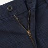 Straight-Leg Pleated Prince of Wales Checked Cotton-Blend Trousers - E1