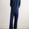 Indigo-Dyed Cotton-Jersey Sweatshirt - OU Indigo-Dyed Cotton-Jersey Sweatshirt - OU