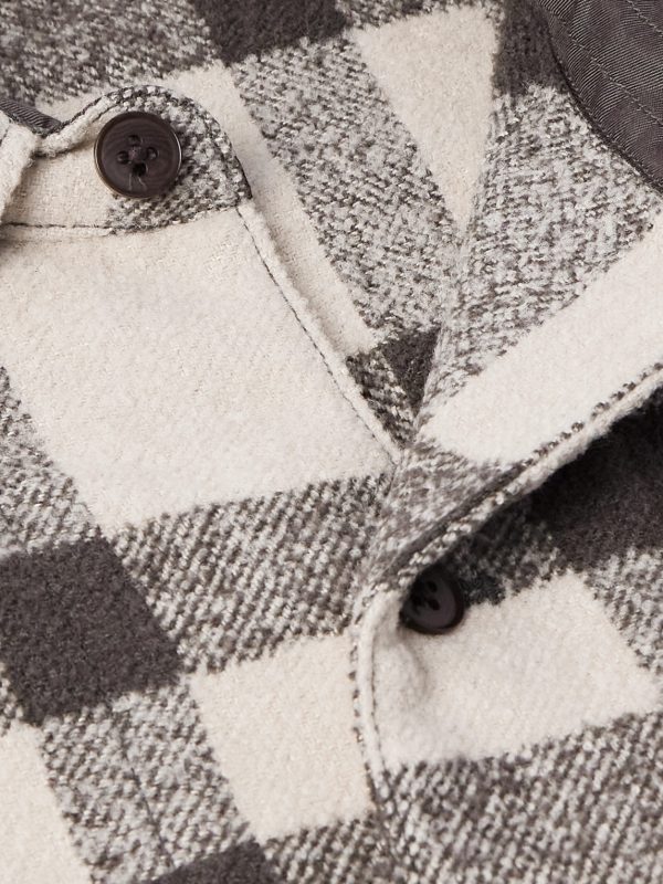 Mill Checked Woven Overshirt - CU Mill Checked Woven Overshirt - CU